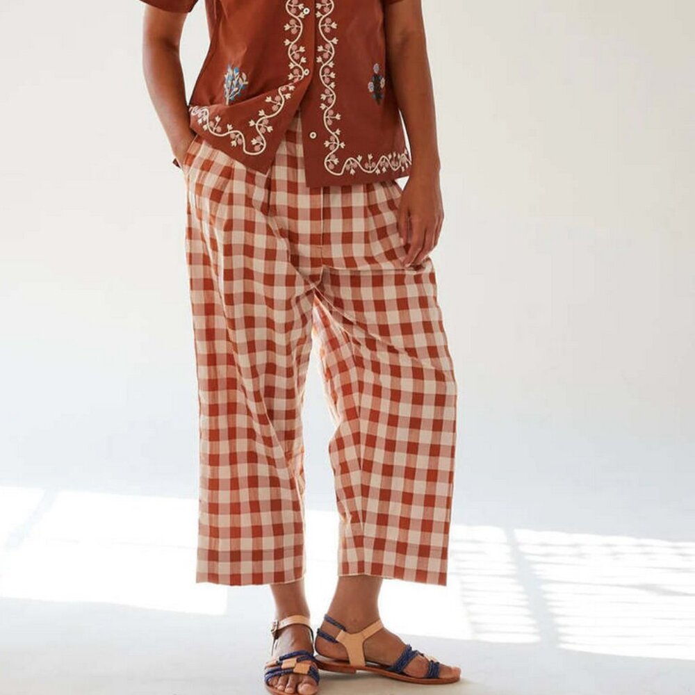 Caron Callahan Joseph Pant - Gingham Size 0